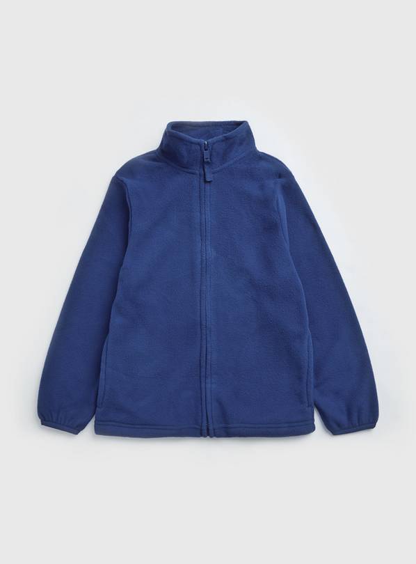 Royal blue shop fleece jacket